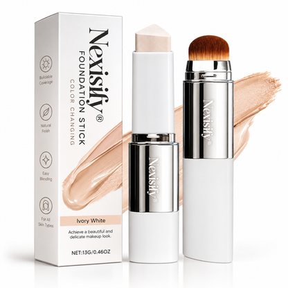 Nexisify® 2-in-1 Foundation Stick with Built-In Blending Brush