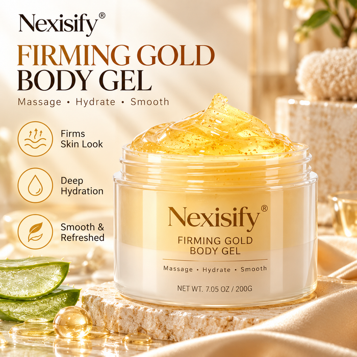 Nexisify® Firming Gold Body Gel – Hydrating & Smoothing Massage Gel
