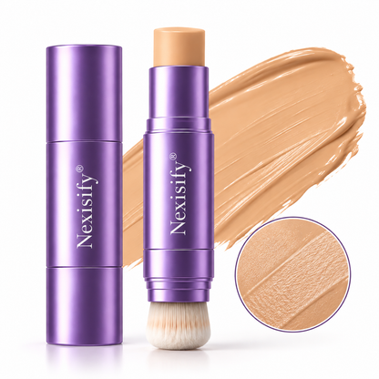 Nexisify® 2-in-1 Full-Coverage Foundation Stick with Blending Brush