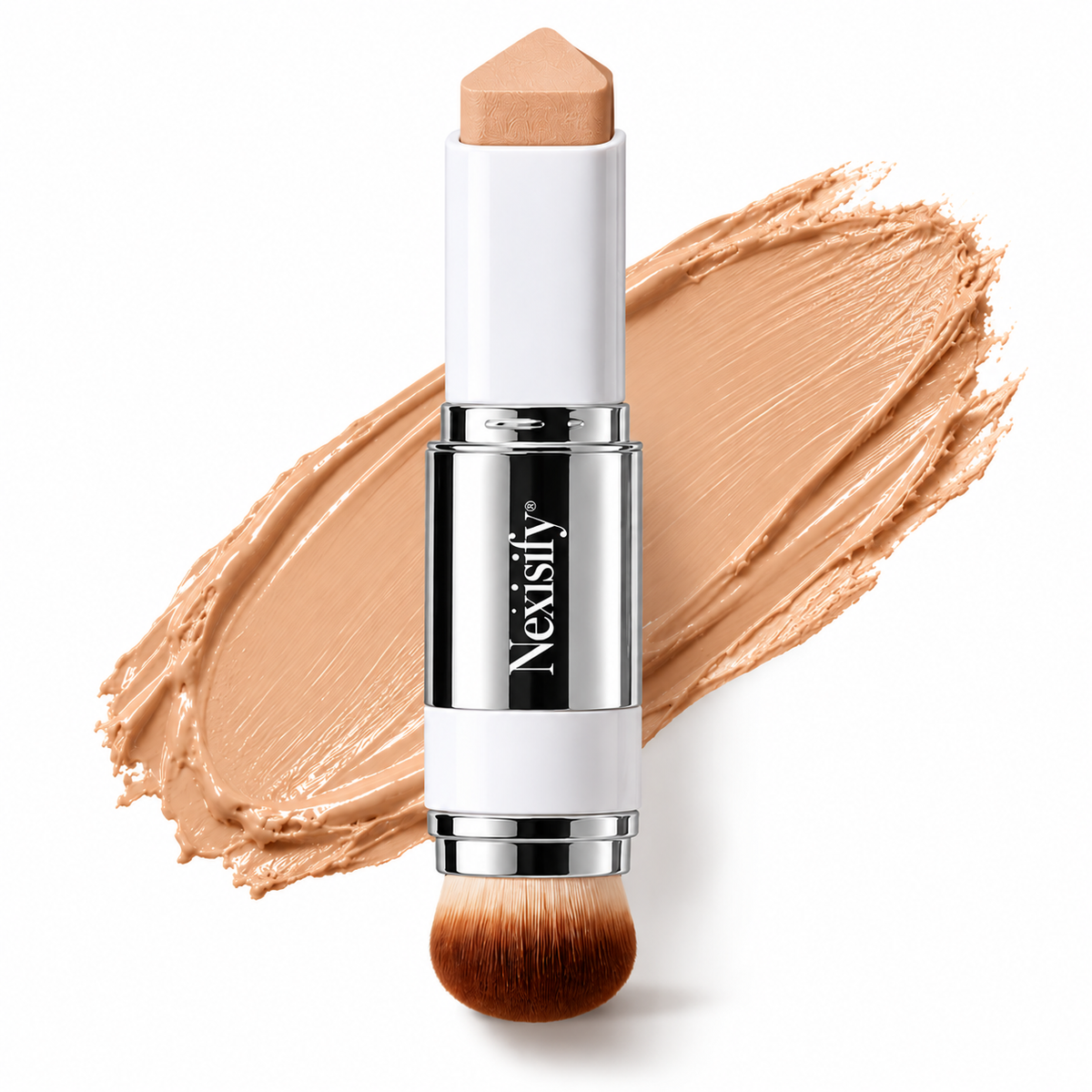 Nexisify® 2-in-1 Foundation Stick with Built-In Blending Brush