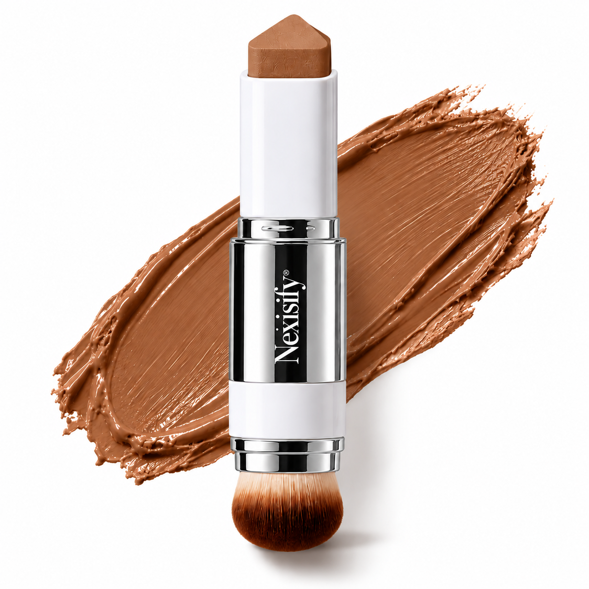 Nexisify® 2-in-1 Foundation Stick with Built-In Blending Brush