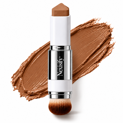 Nexisify® 2-in-1 Foundation Stick with Built-In Blending Brush