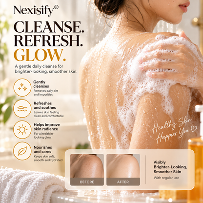 Nexisify® Kojic Acid & Turmeric Brightening Body Wash – Vitamin C + Niacinamide