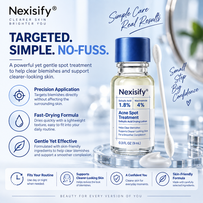 Nexisify® Salicylic Acid Acne Spot Treatment – Clarifying Drying Lotion