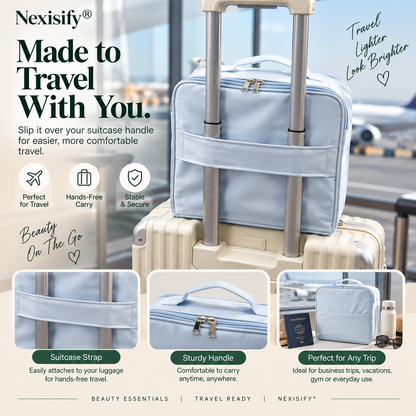Nexisify® Travel Beauty Organizer