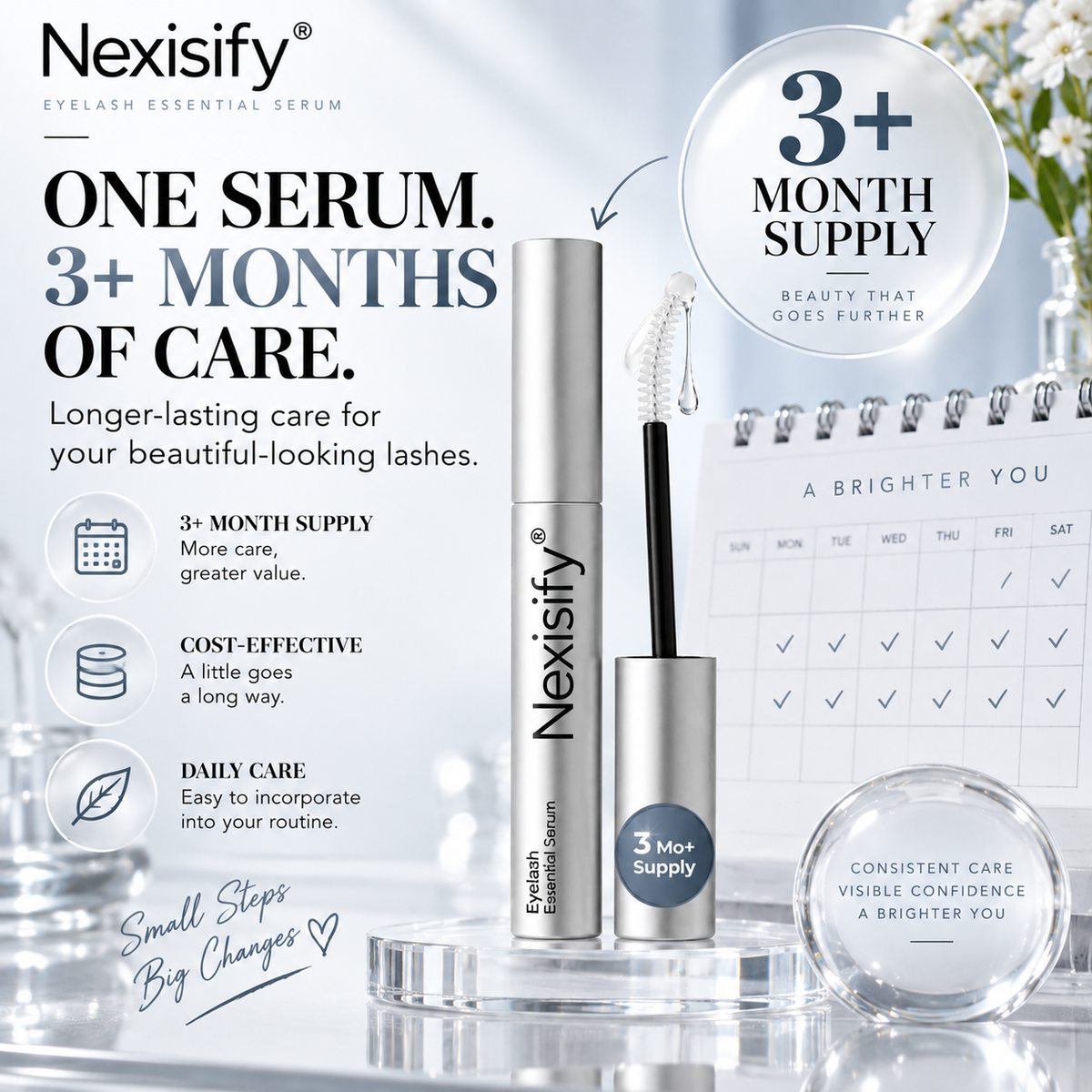 Nexisify® Eyelash Essential Serum – Fuller, Longer-Looking Lashes