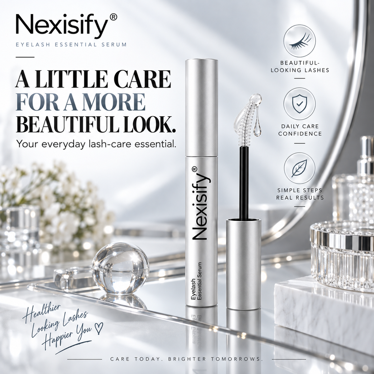 Nexisify® Eyelash Essential Serum – Fuller, Longer-Looking Lashes
